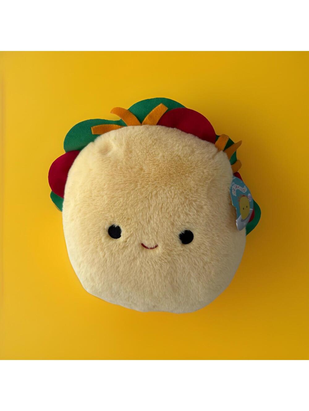 Squishmallows 12" Plush Tex the Taco food squad by Kellytoy New Tag
